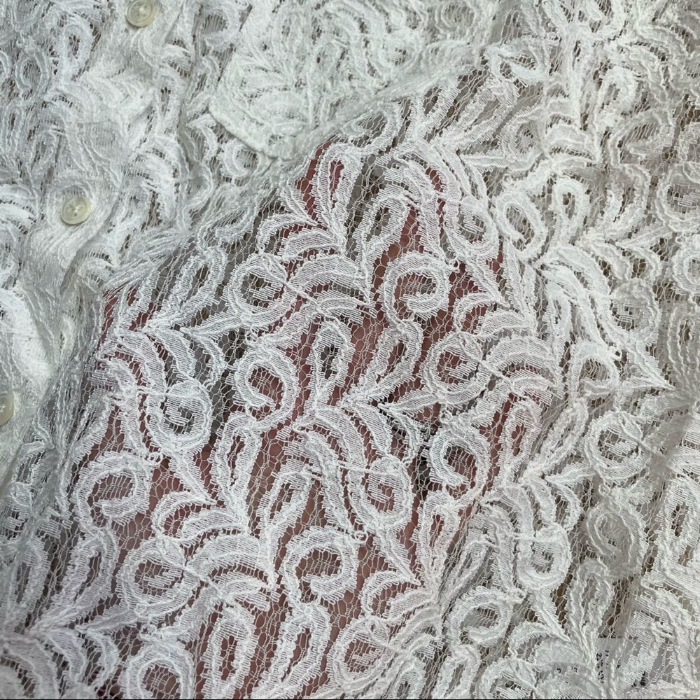 EQUIPMENT LACE SLEEVELESS TOP - Picture 13 of 14